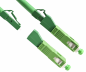 Preview: 5x LWL Adapter LC/APC Buchse auf SC/APC Stecker Glasfaser Adapter, Singlemode / Simplex
